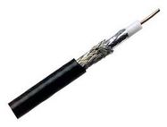 CABLE, COAXIAL,18AWG, RG6/U, 1000FT, BLACK