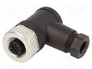 Plug; M12; PIN: 4; female; A code-DeviceNet / CANopen; for cable LAPP