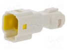 Connector: wire-wire; 560,E-Seal; male; plug; for cable; white EDAC