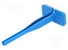 Tool: for  removal; blue; 18AWG÷16AWG; Application: contacts DEUTSCH