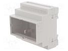 Enclosure: for DIN rail mounting; Y: 90mm; X: 87mm; Z: 65mm; ABS KRADEX