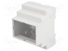 Enclosure: for DIN rail mounting; Y: 90mm; X: 70mm; Z: 65mm; ABS KRADEX