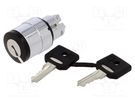Switch: rotary with key; 22mm; Stabl.pos: 1; black; none; IP66 SCHNEIDER ELECTRIC