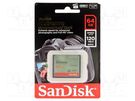 Memory card; Compact Flash; R: 120MB/s; W: 60MB/s; 64GB SANDISK