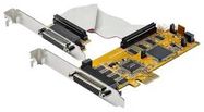 SERIAL ADAPTER CARD, PCIE/RS232, LP, 8P