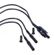 I-V CORD, PHOTOVOLTAIC TESTER, RD/BK