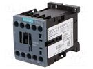 Contactor: 3-pole; NO x3; Auxiliary contacts: NO; 24VDC; 7A; 3RT20 SIEMENS