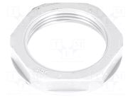 Nut; PG21; polyamide; 36mm; grey BM GROUP