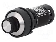 Potentiometer; 22mm; CM22; Ø22.5mm; IP65; Potentiometer: multiturn COBI ELECTRONIC