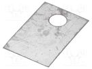 Heat transfer pad: mica; TO220; 0.4K/W; L: 18mm; W: 12mm; Thk: 0.05mm FISCHER ELEKTRONIK