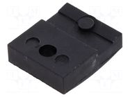 Clamping part for transistors; TO218; black FISCHER ELEKTRONIK