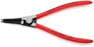 KNIPEX 46 11 A3 Circlip Pliers for external circlips on shafts plastic coated black atramentized 210 mm