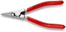 KNIPEX 46 13 A0 Circlip Pliers for external circlips on shafts plastic coated chrome-plated 140 mm