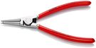 KNIPEX 46 13 A2 Circlip Pliers for external circlips on shafts plastic coated chrome-plated 180 mm