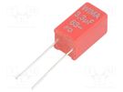 Capacitor: polyester; 3.3uF; 40VAC; 63VDC; 5mm; ±5%; 7.2x13x7.2mm WIMA