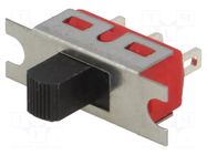 Switch: slide; Pos: 2; SPDT; 2A/250VAC; 5A/28VDC; ON-(ON); 1000MΩ LIGHT COUNTRY CO., LTD.