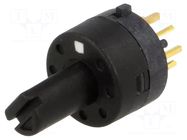 Switch: rotary; Pos: 3; 0.5A/24VDC; Poles number: 1; 45°; Mat: PBT NINIGI