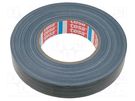 Tape: fixing; W: 25mm; L: 50m; Thk: 0.26mm; natural rubber; black TESA