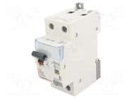RCBO breaker; Inom: 16A; Ires: 30mA; Max surge current: 250A; IP20 LEGRAND