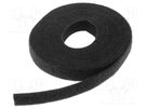 Hook and loop fastener; L: 5m; W: 12.5mm; polyamide,polypropylene HELLERMANNTYTON