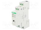Relay; F&Wave; for DIN rail mounting; 85÷265VAC; 85÷265VDC; NO x2 F&F