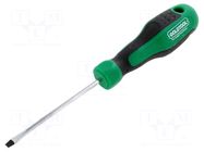 Screwdriver: standard; slot; SL 3.2; 75mm GOLDTOOL