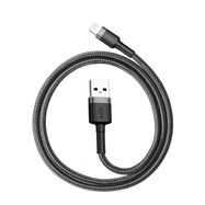 Baseus Cafule USB-A / Lightning 2.4A QC 3.0 cable 0.5 m - black-gray, Baseus