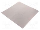 Shielding mat; 240x240x0.2mm; Permeability: 20; self-adhesive KEMET