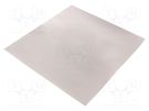 Shielding mat; 240x240x0.05mm; Permeability: 20; self-adhesive KEMET