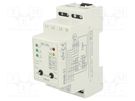Module: voltage monitoring relay; 230/400VAC; SPDT; 250VAC/16A ZAMEL