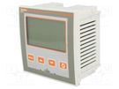 Meter: network parameters; on panel; digital,mounting; LCD; 1A,5A LOVATO ELECTRIC