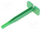 Tool: for  removal; green; 16AWG÷14AWG; Application: contacts DEUTSCH