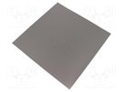 Shielding mat; 240x240x0.05mm; Permeability: 60; self-adhesive KEMET
