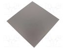 Shielding mat; 240x240x0.1mm; Permeability: 130; self-adhesive KEMET