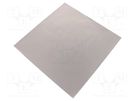 Shielding mat; 240x240x0.07mm; Permeability: 130; self-adhesive KEMET
