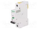 Circuit breaker; 230VAC; Inom: 1A; Poles: 1; for DIN rail mounting SCHNEIDER ELECTRIC