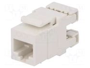 Connector: RJ45; socket; PIN: 8; Cat: 6; Keystone,unshielded; 8p8c LOGILINK