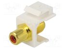 Socket; Transition: adapter; female x2; straight; gold-plated LOGILINK