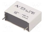 Capacitor: polypropylene; 3.3uF; Uoper: 250VDC; Uoper max: 250VDC KEMET