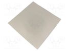 Shielding mat; 240x240x0.05mm; Permeability: 100; self-adhesive KEMET