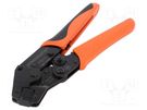 Tool: for crimping; insulated solder sleeves; 0.5÷6mm2; 198mm PRESSMASTER