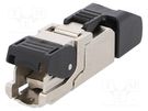Plug; RJ45; PIN: 8; Cat: 5e; shielded; Layout: 8p8c; 5÷9mm; for cable LAPP