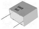 Capacitor: metallized PPS; SMR; 100nF; 18x6.5x12.5mm; THT; ±5% KEMET