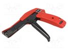 Tool: mounting tool; cable ties; Material: plastic; 4.8mm WEIDMÜLLER