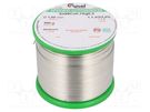 Soldering wire; Sn99Ag0,3Cu0,7; 1mm; 500g; lead free; reel; 3% CYNEL