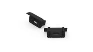 End cap for LED line® 10mm recessed aluminum profile, black, 20pcs