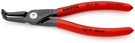KNIPEX 48 21 J21 Precision Circlip Pliers for internal circlips in bore holes with non-slip plastic coating grey atramentized 165 mm