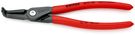 KNIPEX 48 21 J31 Precision Circlip Pliers for internal circlips in bore holes with non-slip plastic coating grey atramentized 210 mm