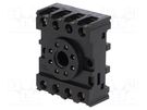 Socket; PIN: 8; for DIN rail mounting; Series: MKS; octal OMRON