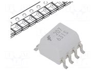 Optocoupler; SMD; Ch: 1; OUT: transistor; Uinsul: 2.5kV; Uce: 30V; SO8 ONSEMI